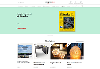 Relaunch Tagesspiegel Online-Shop