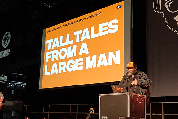 Vortrag von Aaron Draplin bei der Marketing Underground