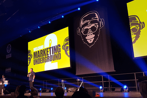 Marketing Underground Eröffnung durch Marco Janck