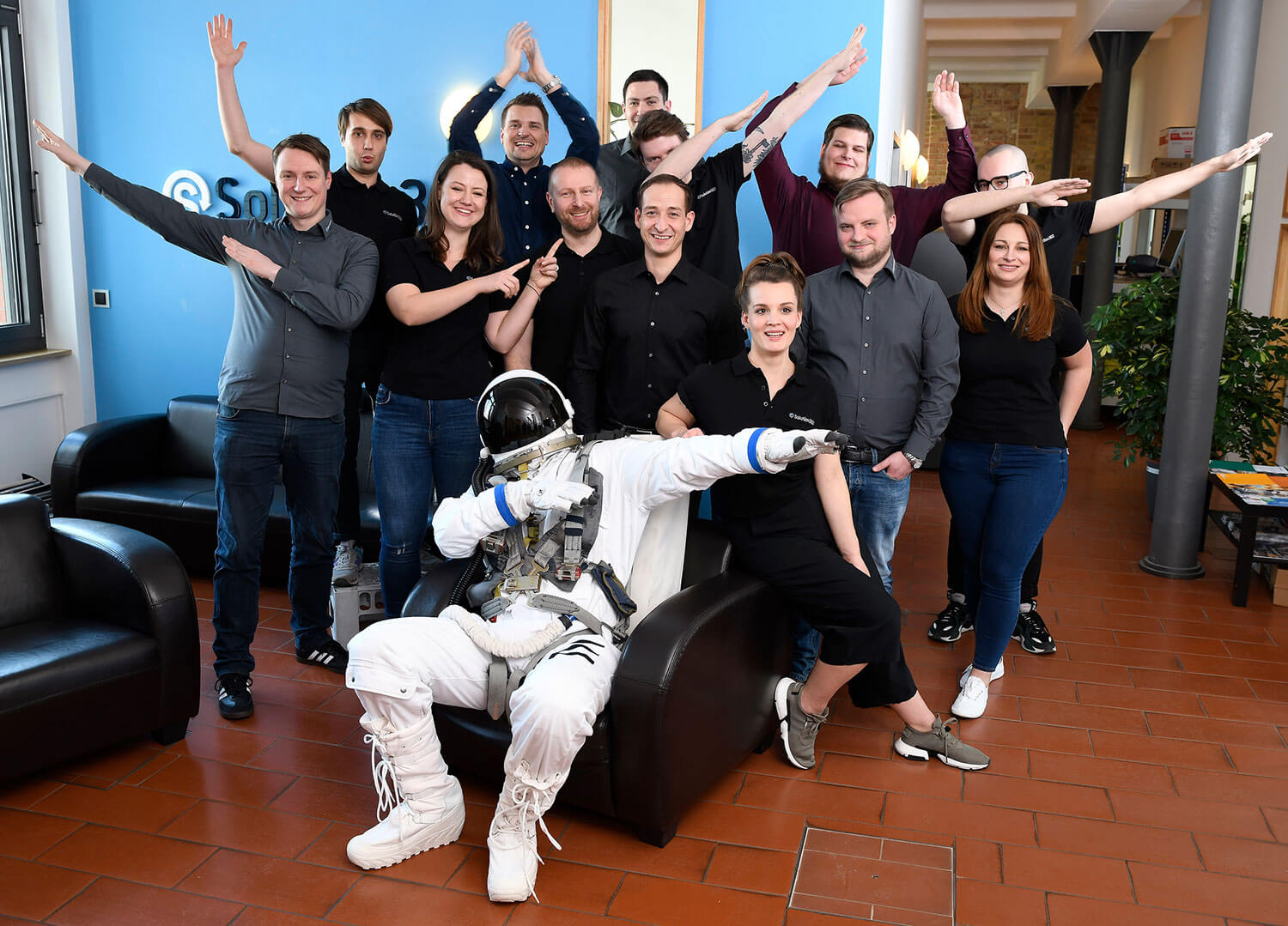 Freude beim Solution360-Team