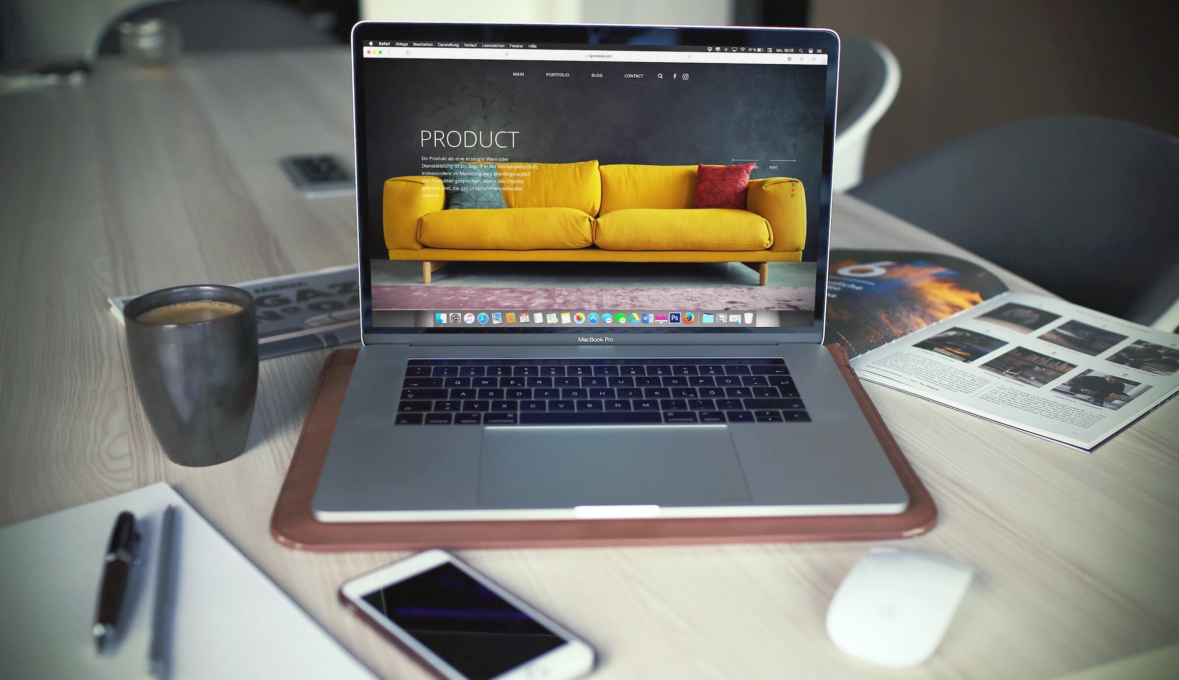 Usability Analyse Beispielbild visuelle Prsentation Produkte