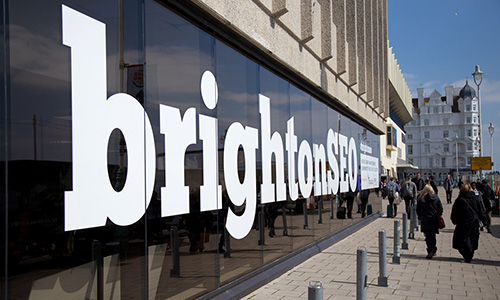 Der Eingang Brighton SEO Eingang