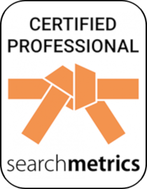 Searchmetrics Zertifizierung Orange Belt
