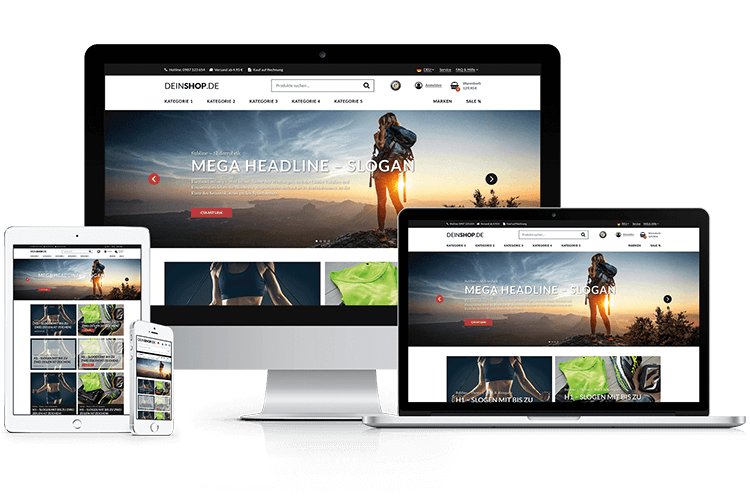 easyTemplate360 auf unterschiedlichen Endgeräten